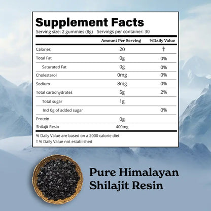 Betteralt Pure Shilajit Gummies | Himalayan Superfood | Lab-Tested | Helps Improve Strength & Stamina | 60N | Dietary Supplement